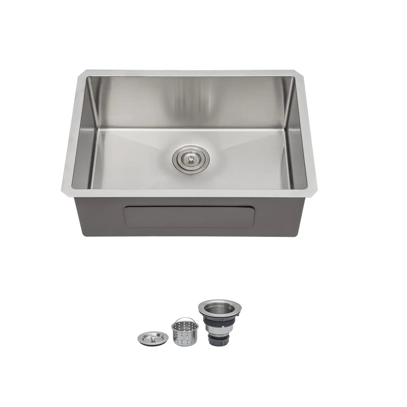 Undermount Stainless Steel Kitchen Sink, Deep Single Bowl Basin by HouseOfZazla