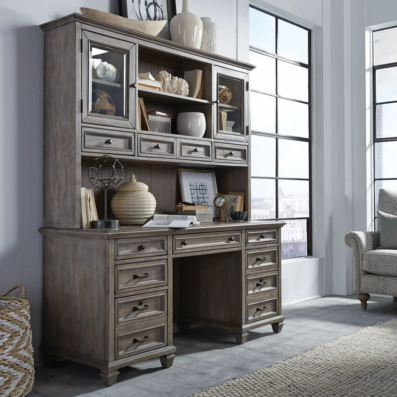 Lancaster - Hutch - Dove Tail Gray by Unique Piece Furniture