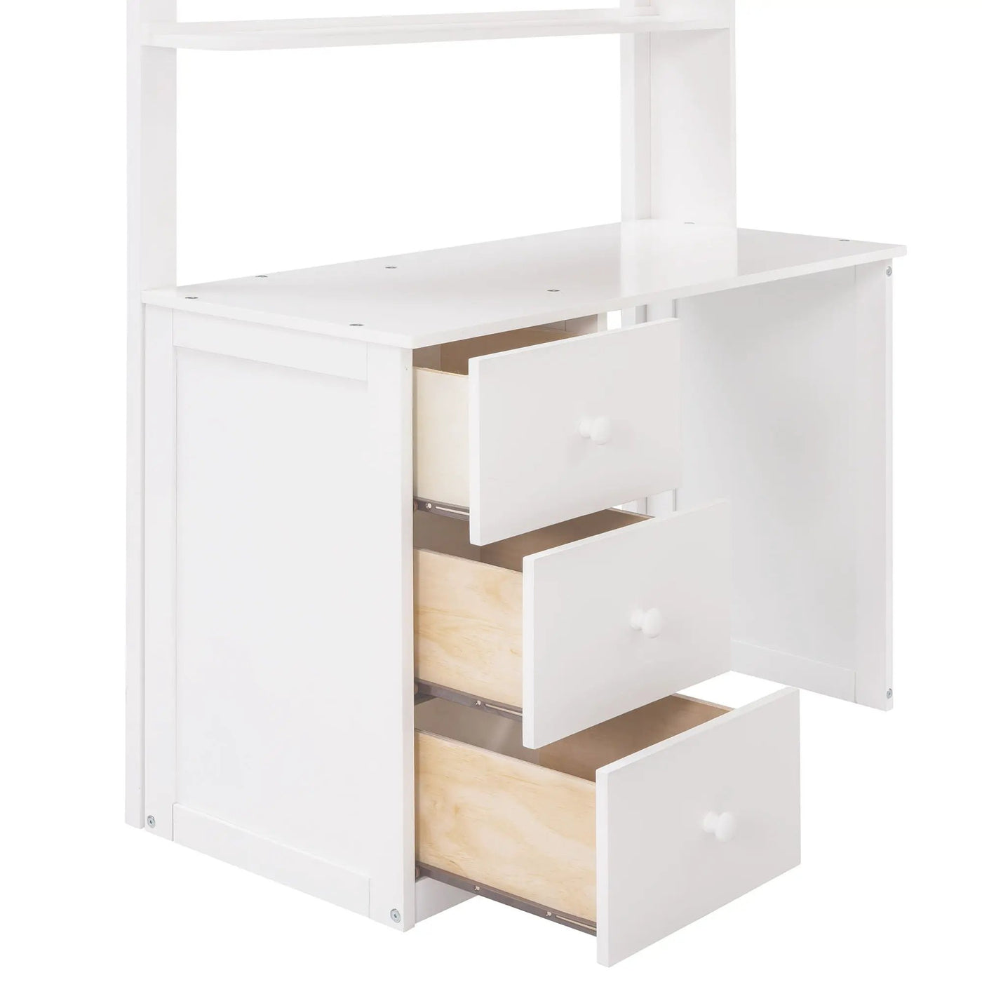 Loft Bed With Drawers, Desk, And Wardrobe by HouseOfZazla
