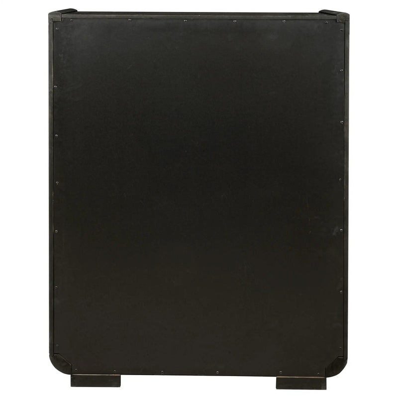 Leandro 5-drawer Bedroom Chest of Drawers Burnished Black by Unique Piece Furniture