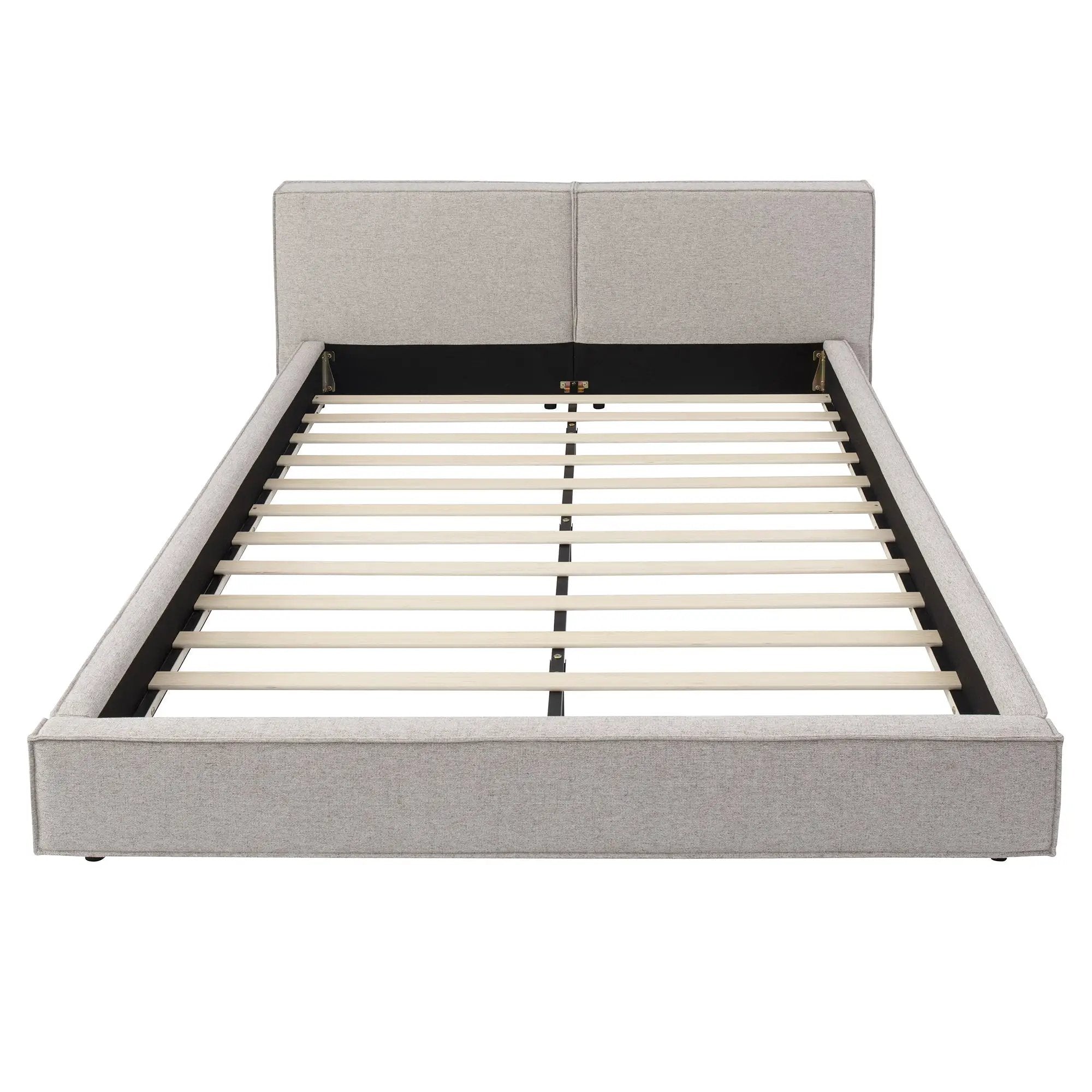 Modern Tufted Queen Size Upholstered Platform Bed Frame by HouseOfZazla