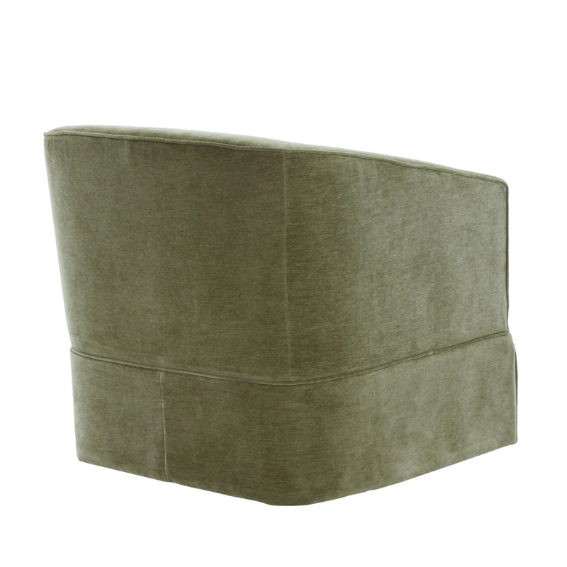 Elm - Skirted Swivel Chair by HouseOfZazla