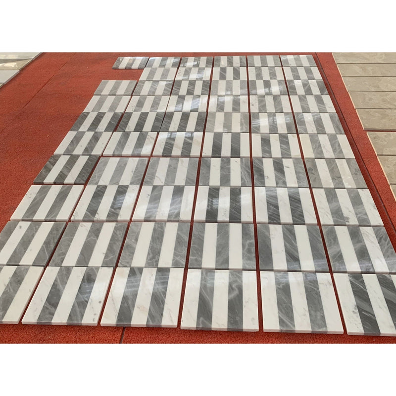 Elegant Waterjet Polished Marble Tile For Floor And Wall by HouseOfZazla