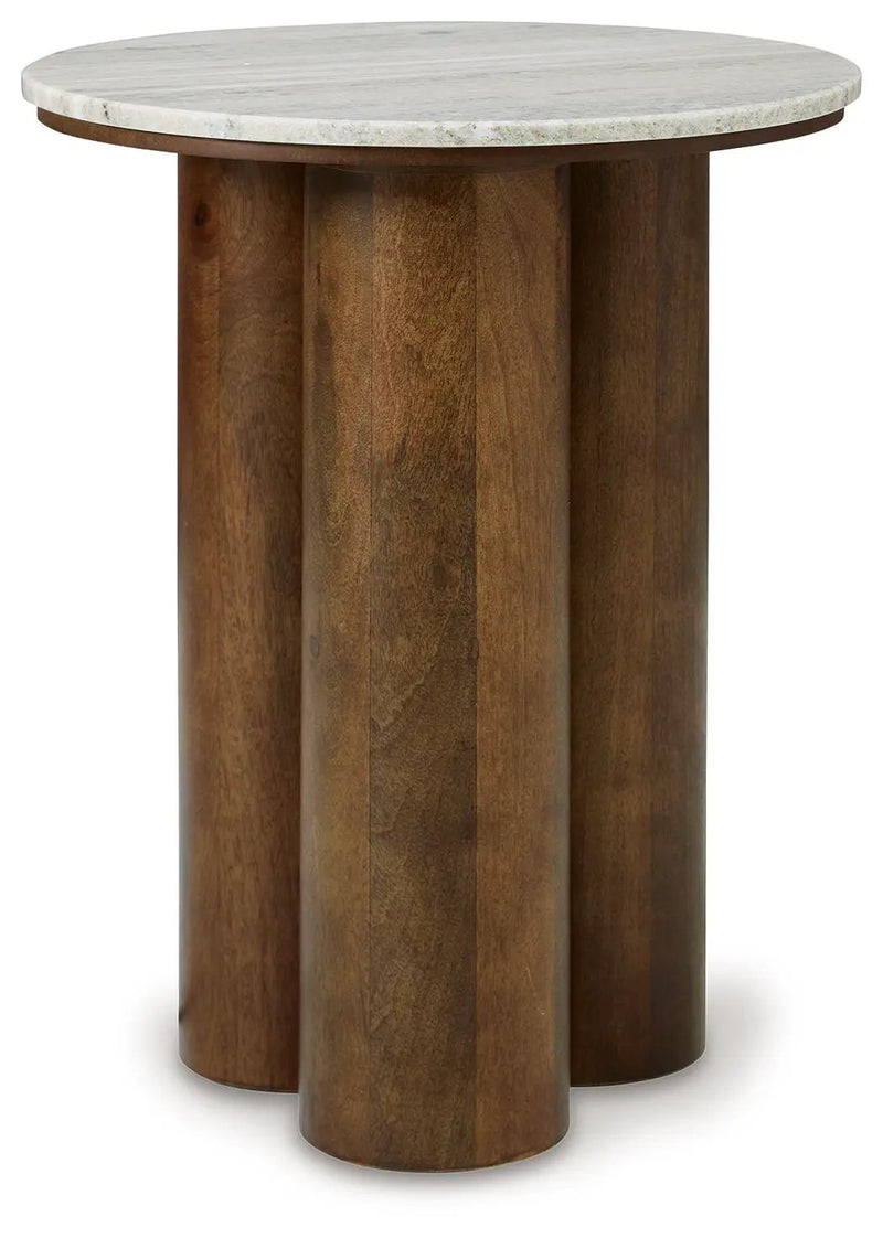 Henfield - Accent Table - Beige / Brown by Unique Piece Furniture