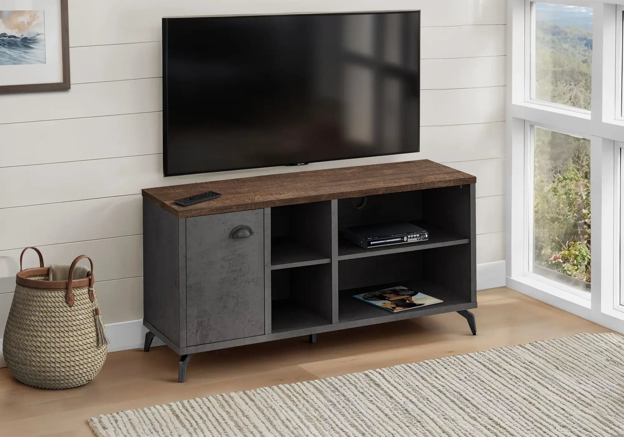 TV Stand, Console, Media Entertainment Center, Storage Cabinet, Contemporary & Modern by Unique Piece Furniture