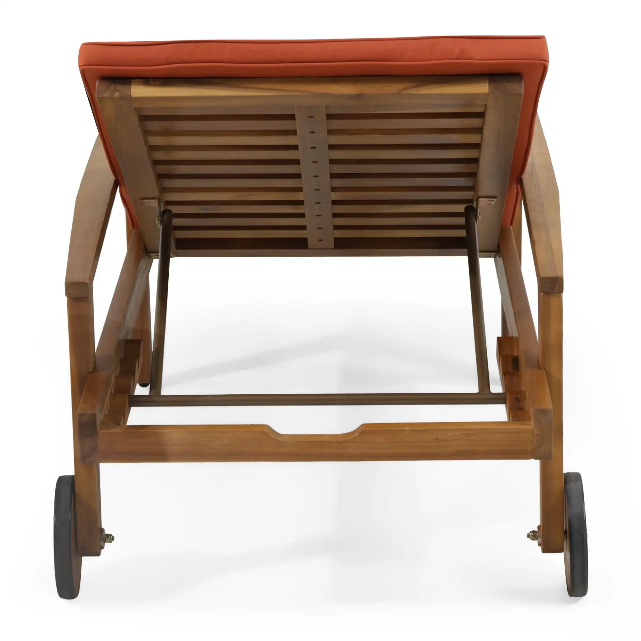 Jason Chaise Lounge Adjustable Acacia Wood Outdoor Furniture by HouseOfZazla