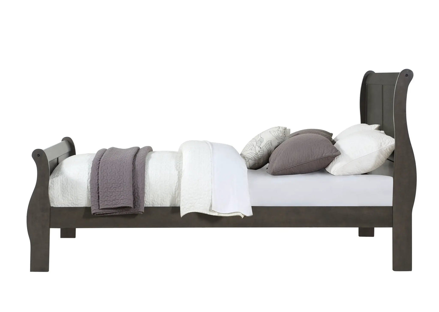 Louis Philippe Sleigh Bedroom Set by HouseOfZazla
