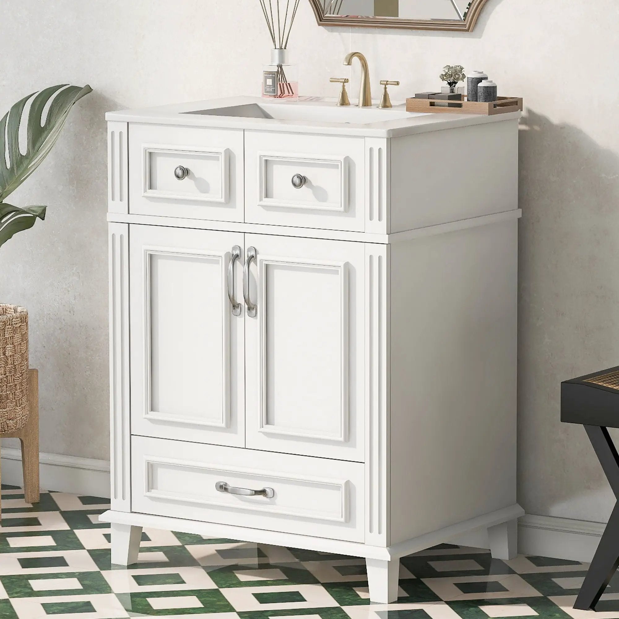 Bathroom Vanity With Sink, Storage Cabinet by Unique Piece Furniture