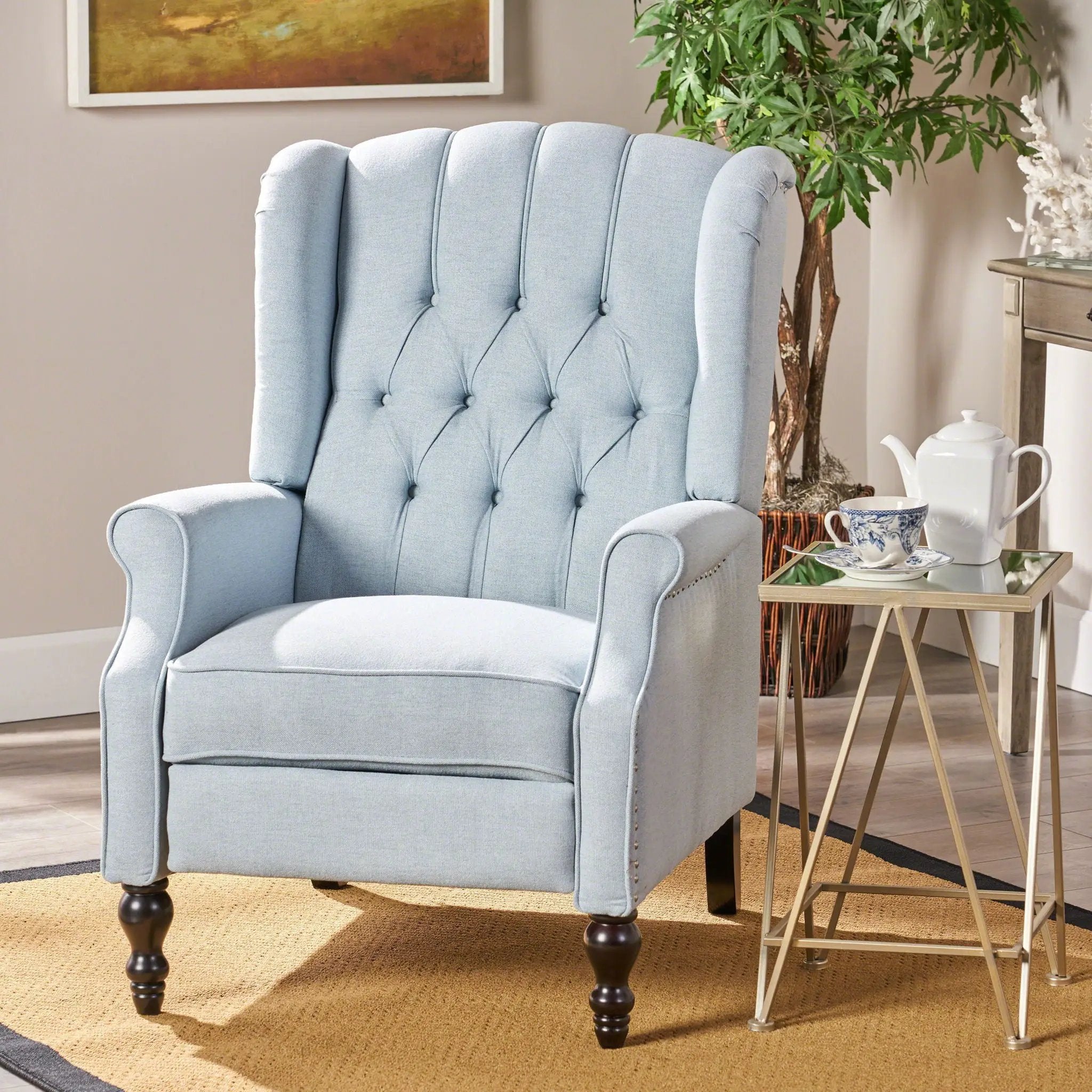 Tufted Arm Chair Recliner by Unique Piece Furniture