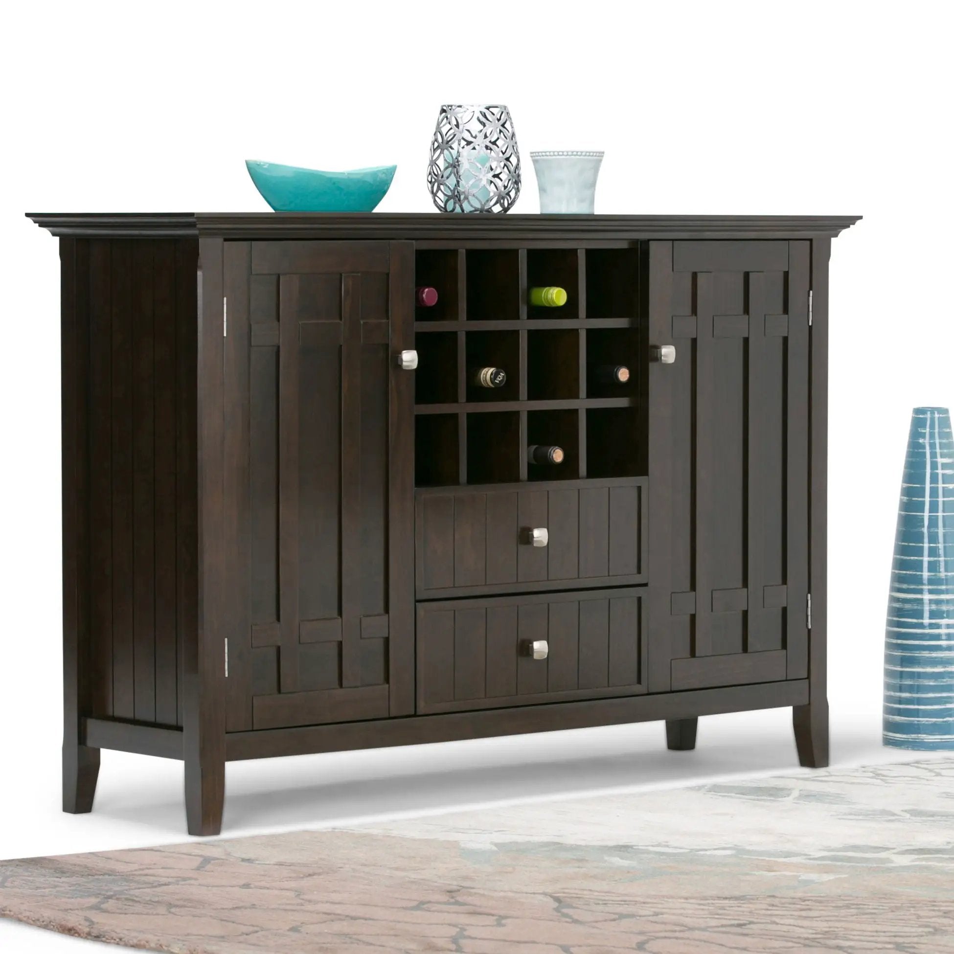 Bedford - Sideboard Buffet And Wine Rack by HouseOfZazla