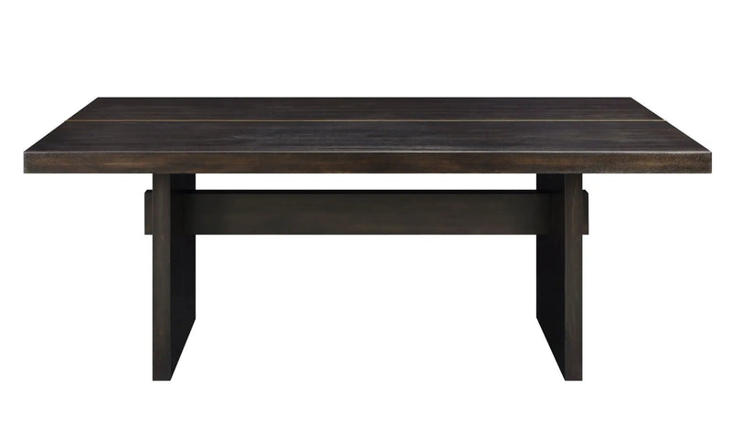 Jaramillo - 7 Pieces Dining Room Set - Gold / Rustic Espresso by Unique Piece Furniture