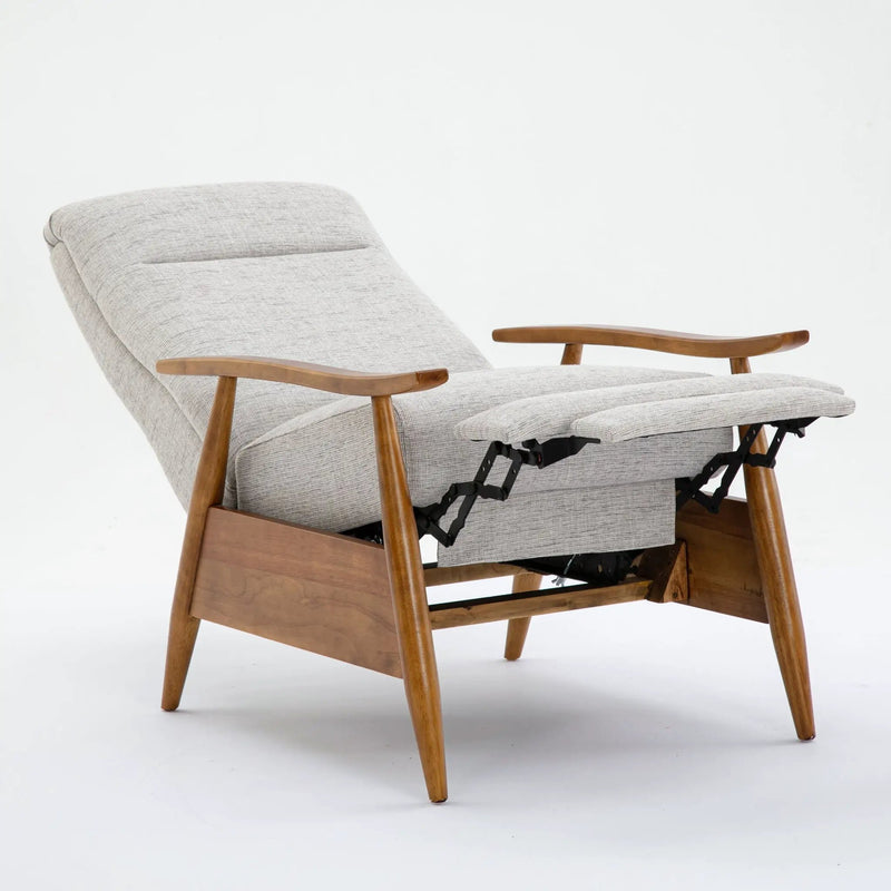 Vaughn - Push Back Recliner With Solid Hardwood Legs by HouseOfZazla