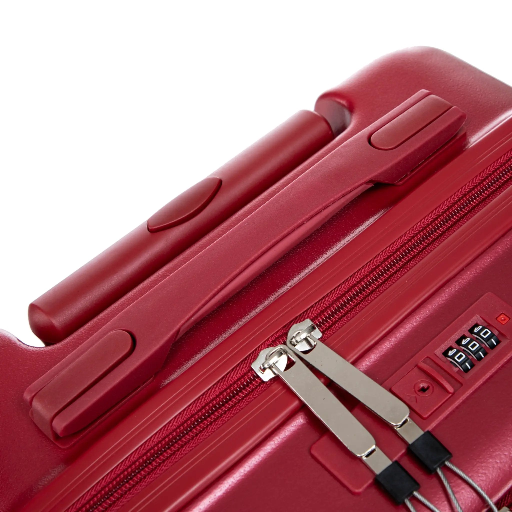 14'/20' 2 pcs ABS Spinner Wheel Luggage Set with Combination Lock and Front Opening Design by HouseOfZazla
