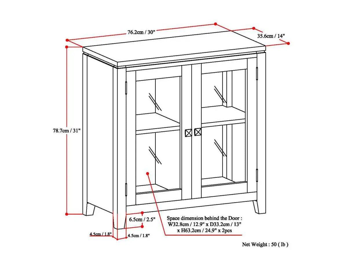 Cosmopolitan - Handcrafted Medium Storage Cabinet by Unique Piece Furniture