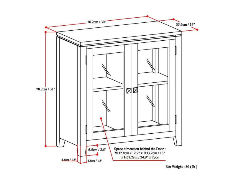 Cosmopolitan - Handcrafted Medium Storage Cabinet by Unique Piece Furniture