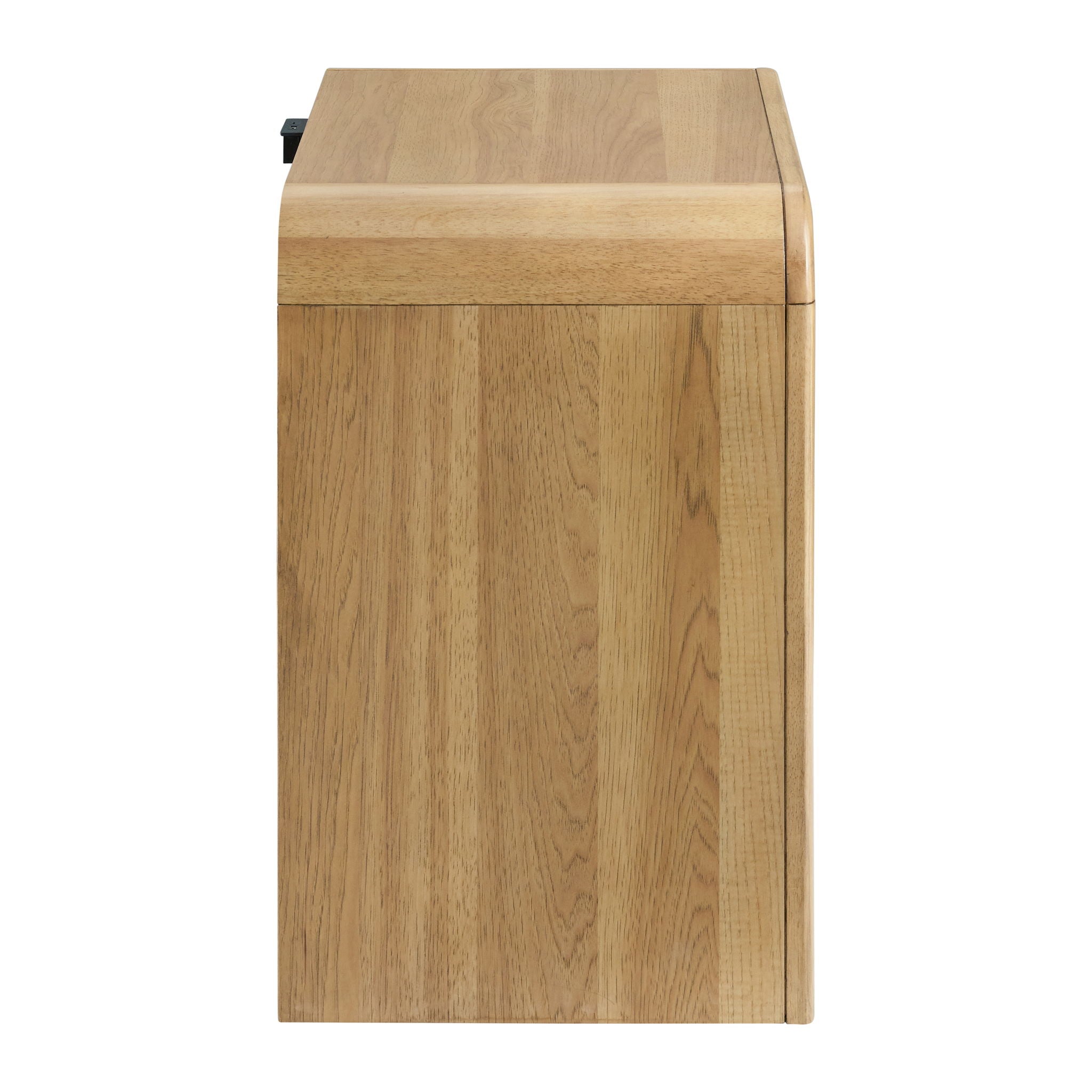 2 Drawer Nightstand With USB Charging - Brown by HouseOfZazla