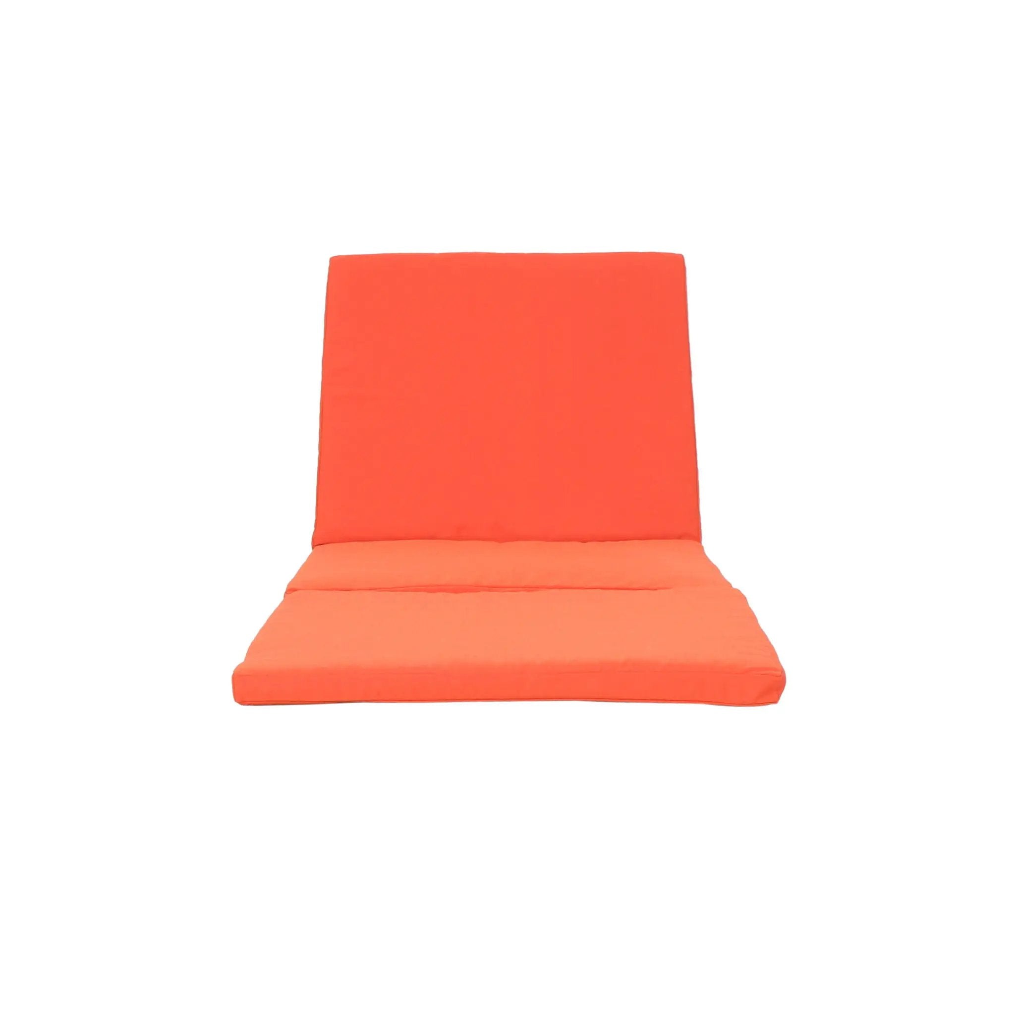 Waterproof Fabric Lounge Cushion With Rectangular Shape - Orange by HouseOfZazla