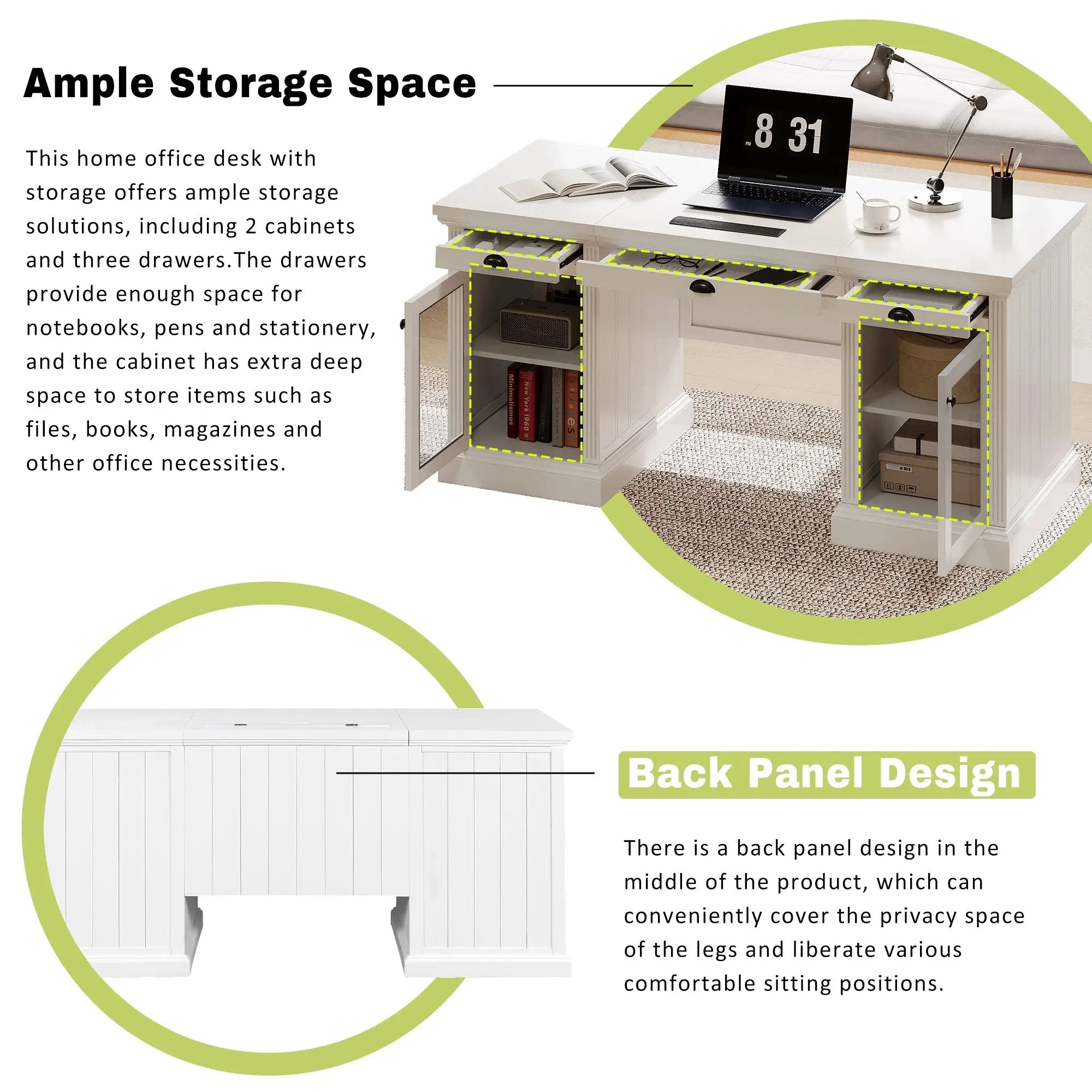 67" Modern Executive Desk by HouseOfZazla