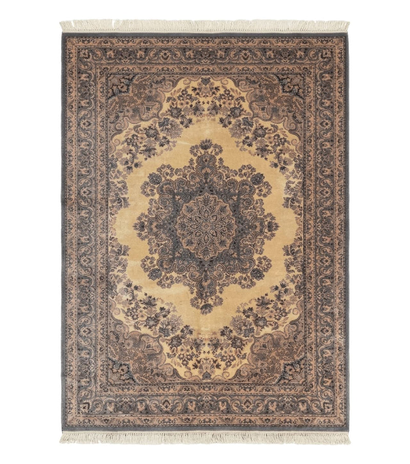 Belgium Power Loomed Wool Rug 6.9 x 9.6, Vintage Oriental Carpet by Jewel Rugs