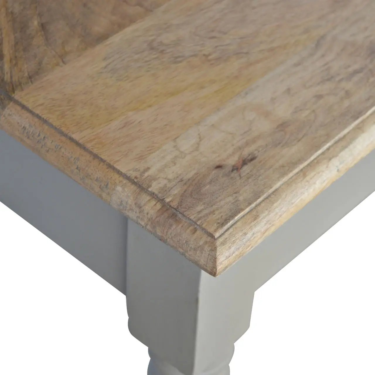 Hand Painted Writing Desk - Gray by HouseOfZazla