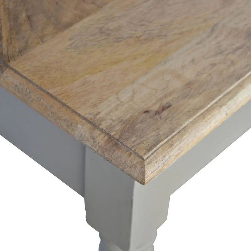 Hand Painted Writing Desk - Gray by HouseOfZazla