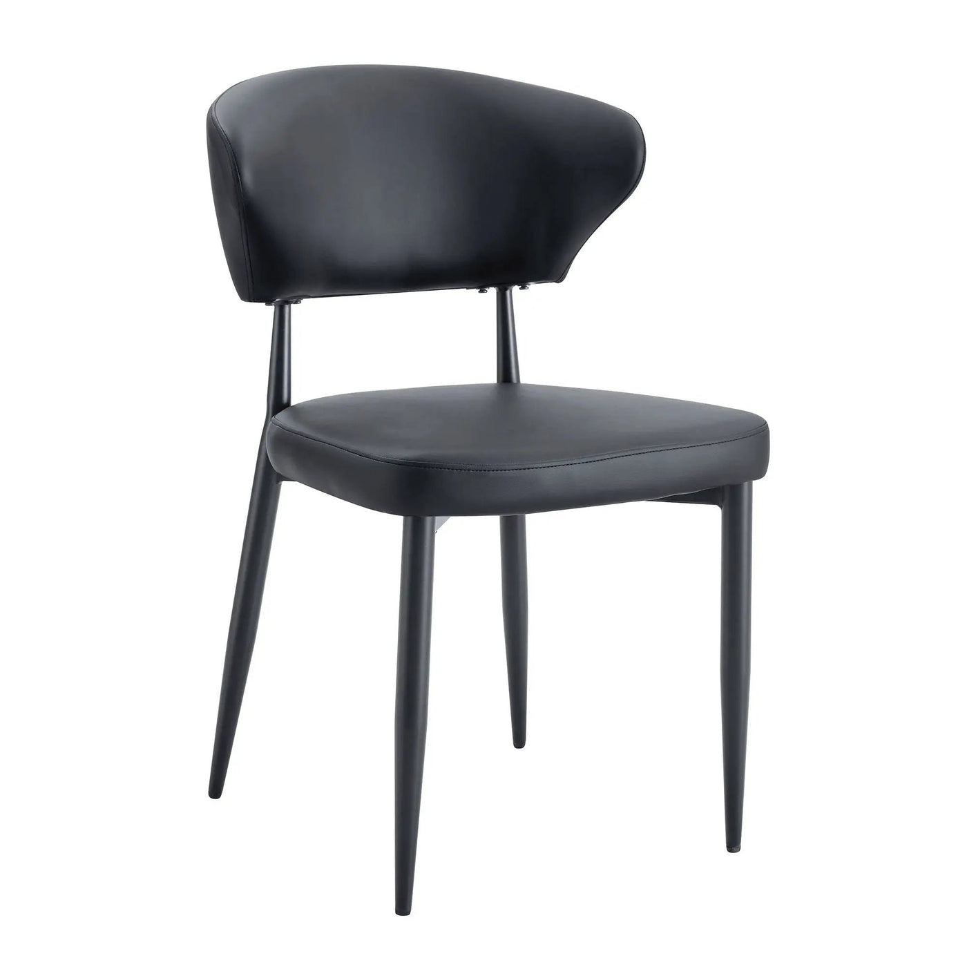 Minimalist Ergonomic Dining Chair With Curved Backres (Set of 4) by HouseOfZazla