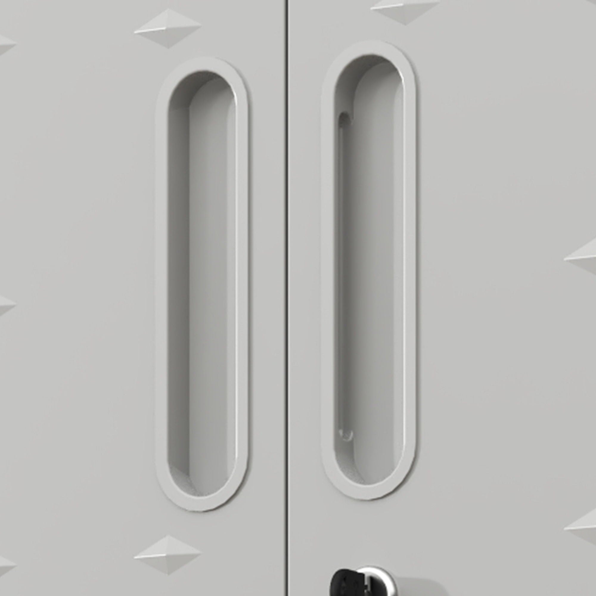 Metal Wall Mounted Tool Storage Cabinet With Locking Door, 1 Shelf & 1 Drawer by HouseOfZazla