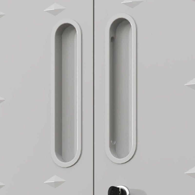 Metal Wall Mounted Tool Storage Cabinet With Locking Door, 1 Shelf & 1 Drawer by HouseOfZazla