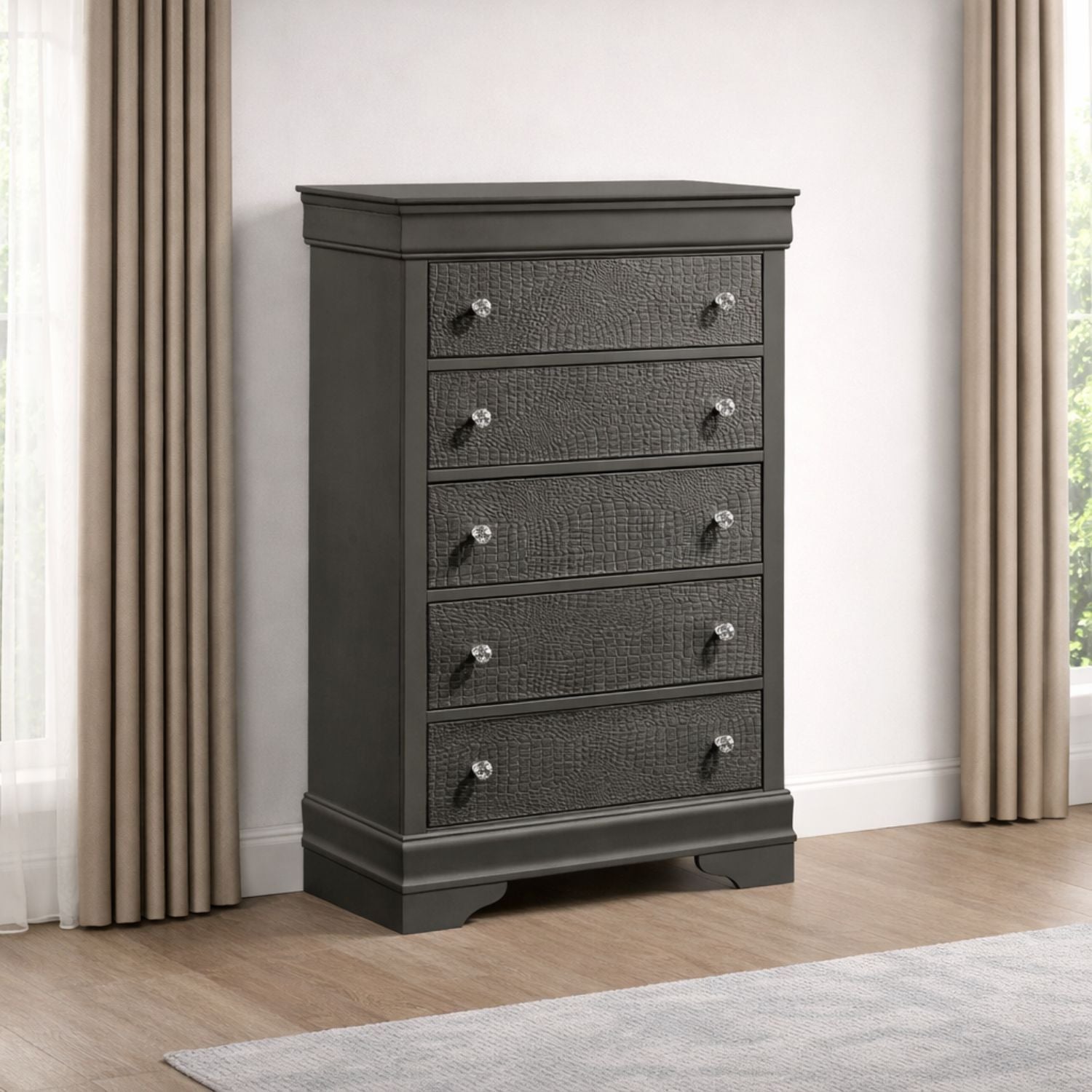 Blaze - Modern 5 Drawer Chest by HouseOfZazla