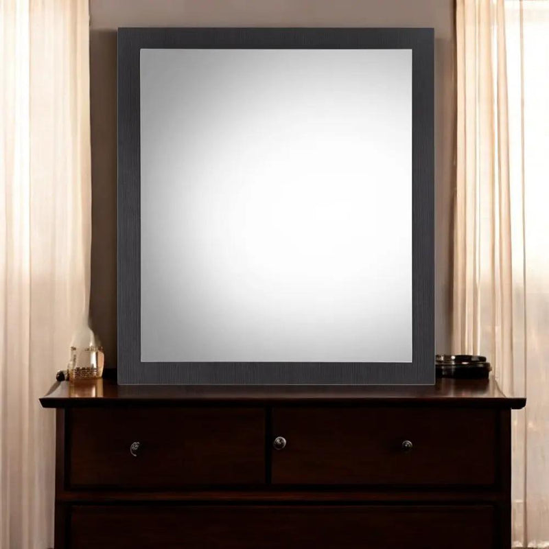 Eos - Mirror - Walnut & Black by Unique Piece Furniture