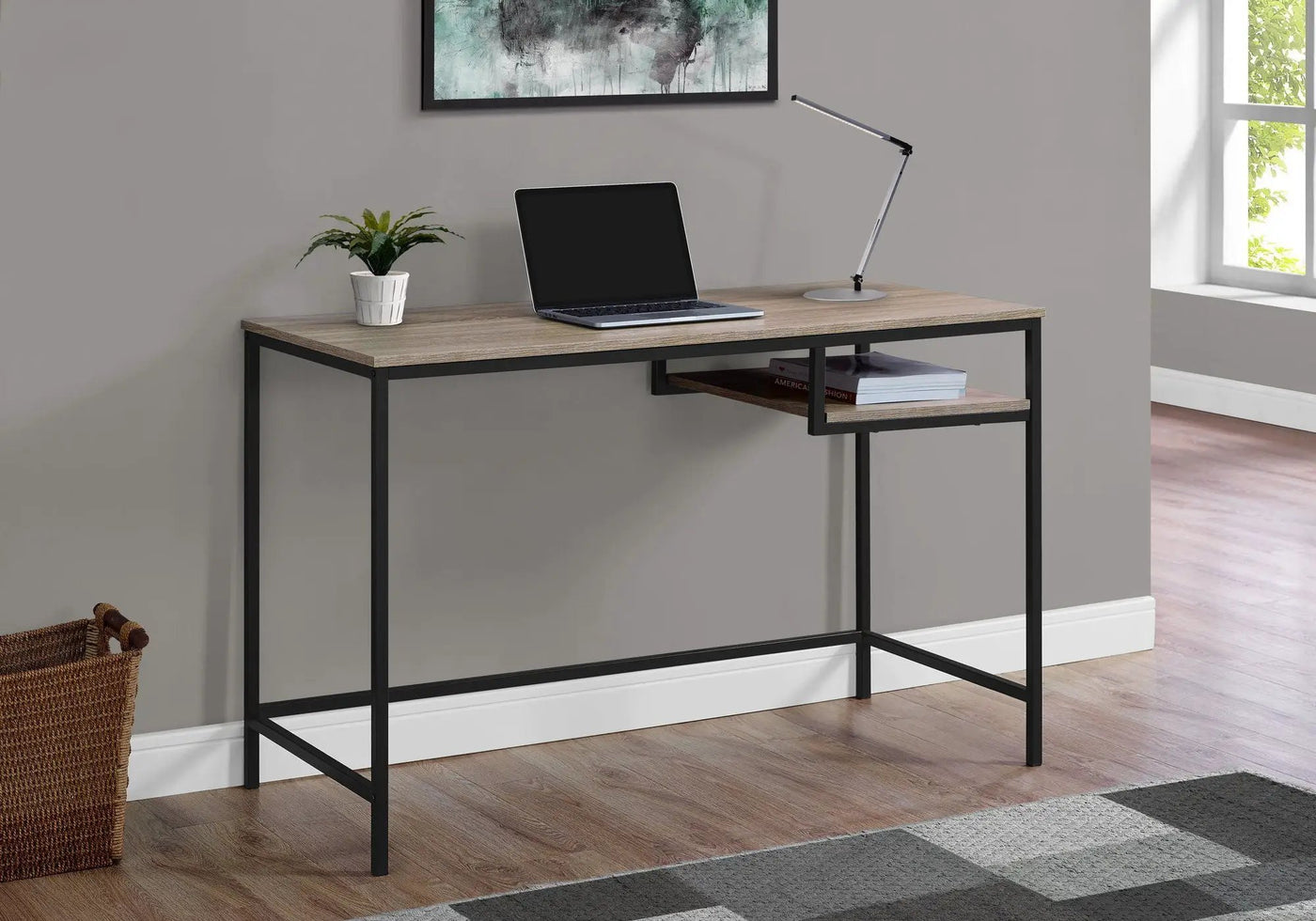 Computer Desk For Home Office, Compact Modern Design, Contemporary & Modern by Unique Piece Furniture