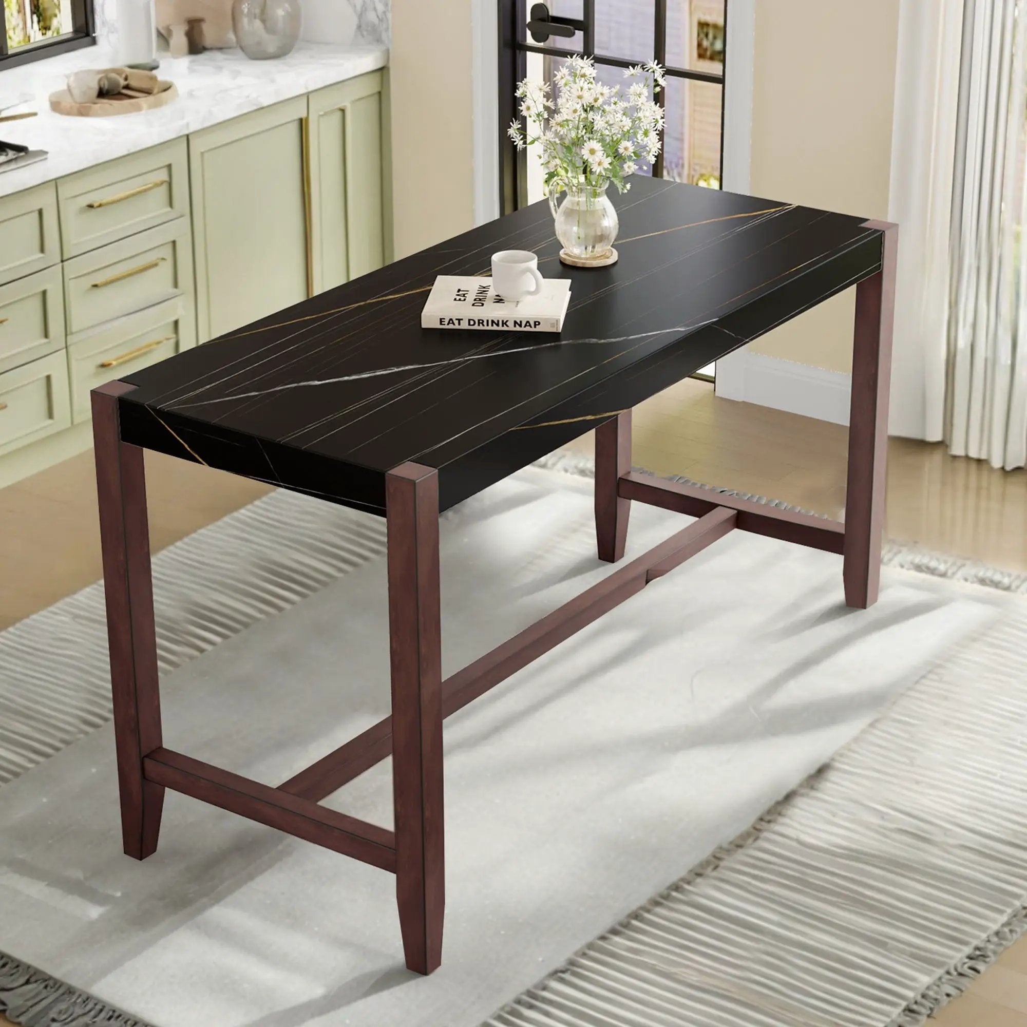 Counter Height Bar Table For Kitchen by HouseOfZazla