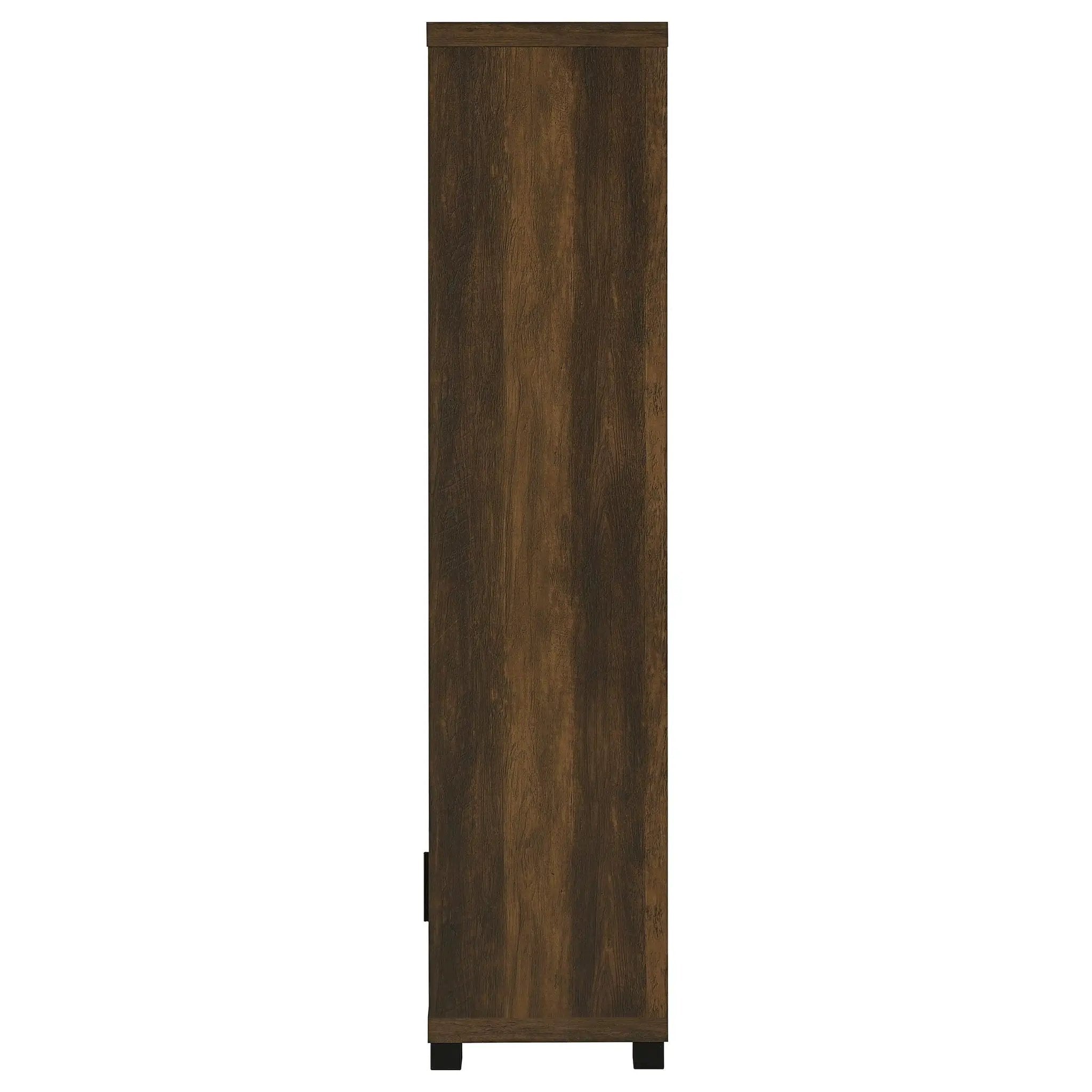 Sachin 3-shelf Engineered Wood Media Tower Dark Pine by Unique Piece Furniture