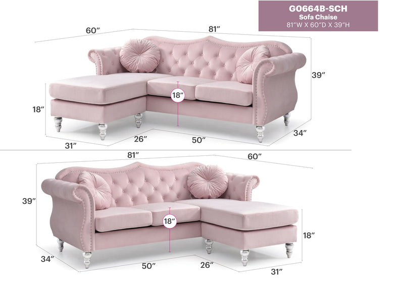 Hollywood - Sofa Chaise by HouseOfZazla