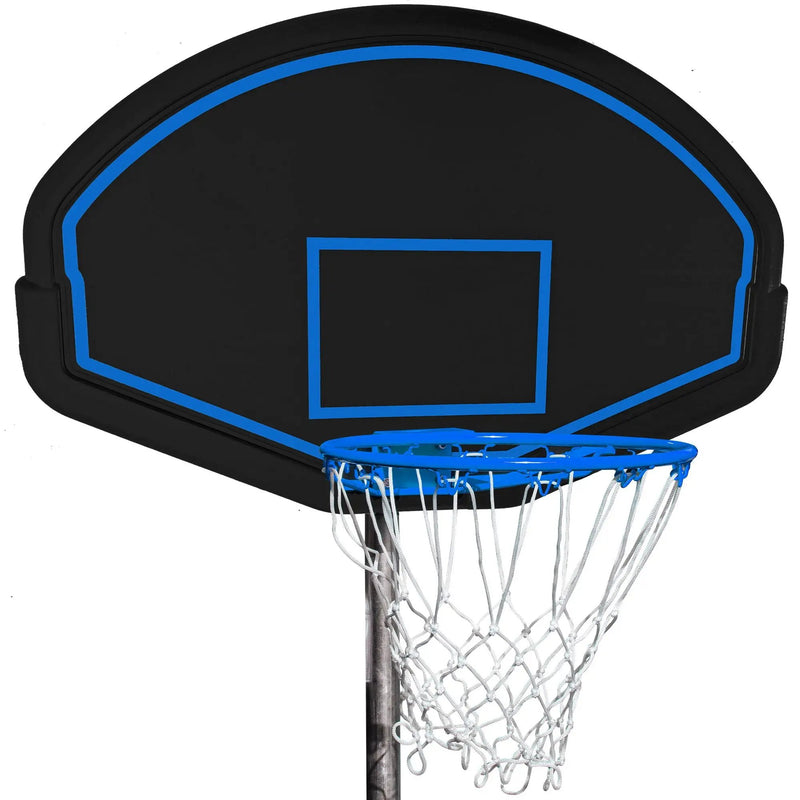 Trampoline For Adults & Kids With Basketball Hoop, Outdoor Trampolines With Ladder And Safety Enclosure Net For Kids And Adults by HouseOfZazla