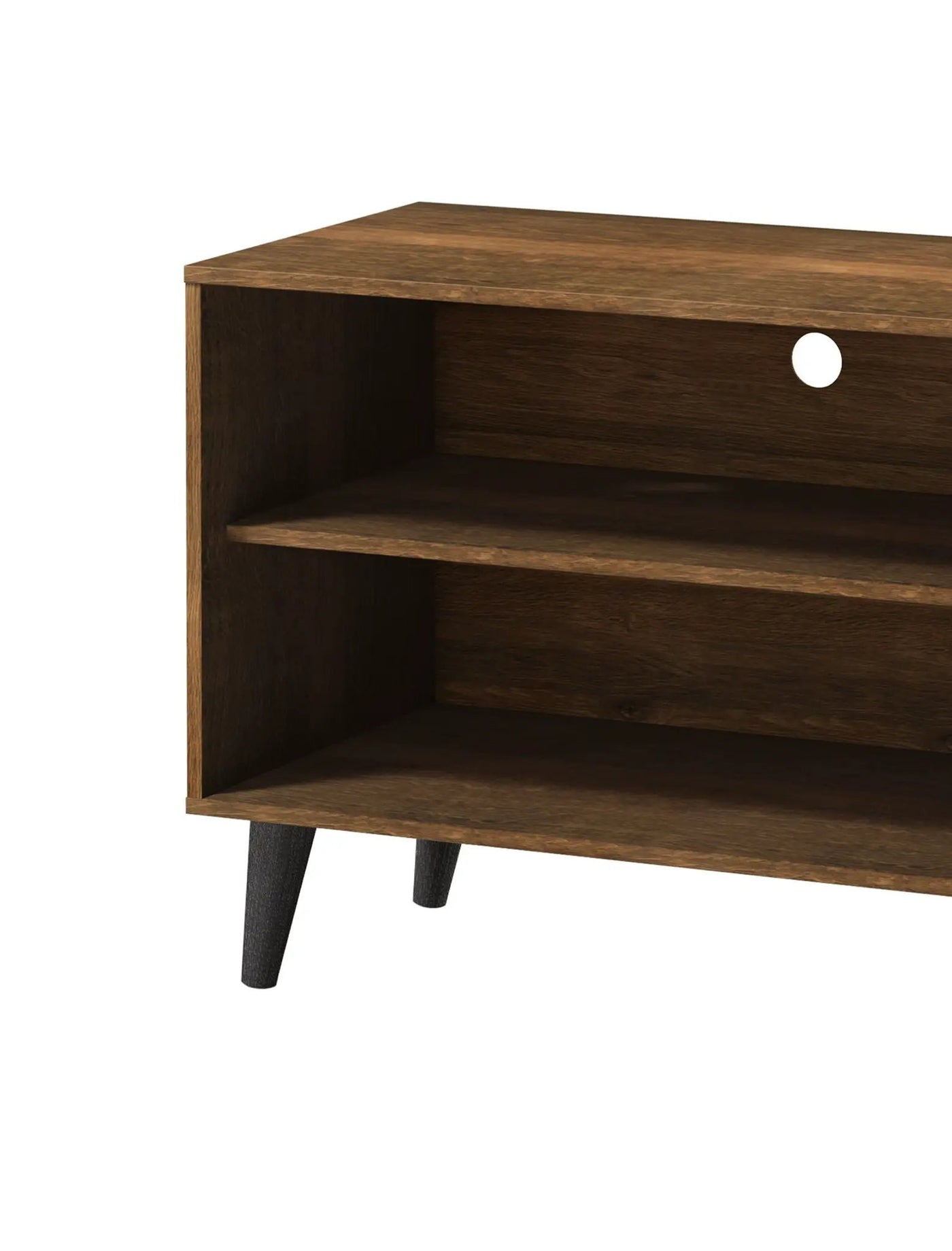 Amidon - TV Stand, With 2 Storage Shelves And 1 Cabinet by Unique Piece Furniture