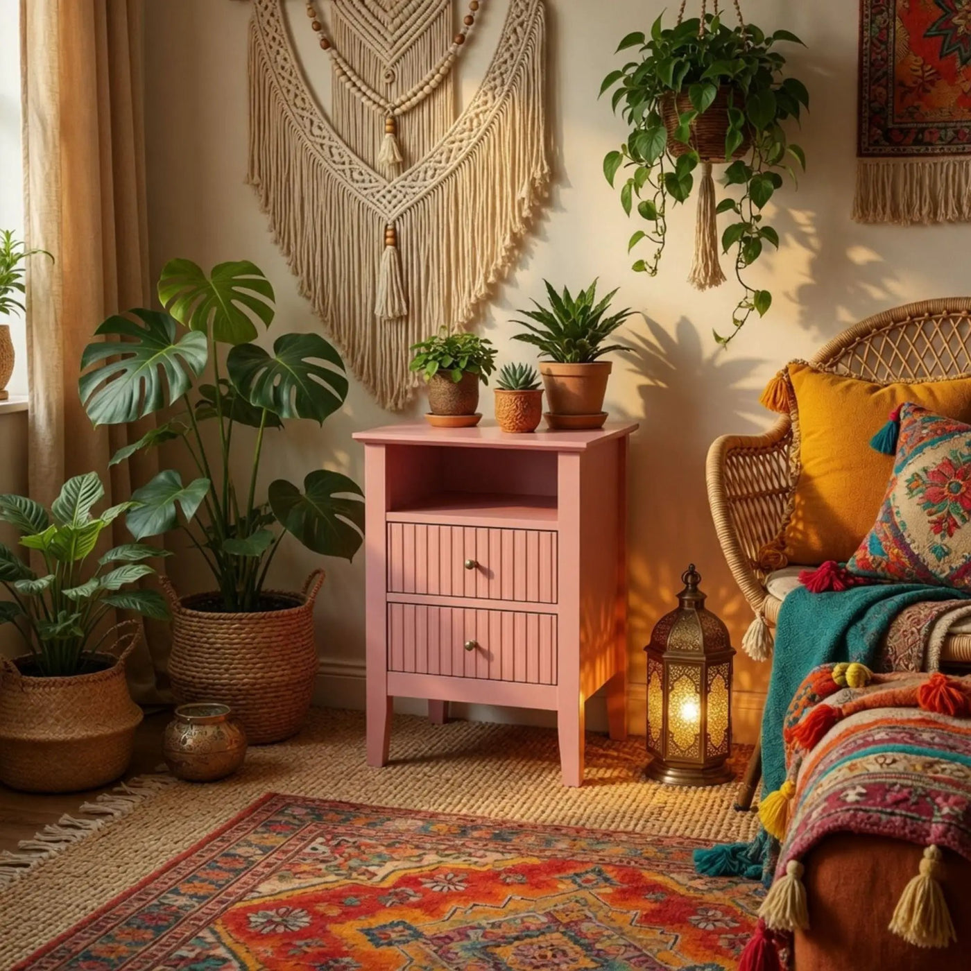 Fluted Nightstand With 2 Drawers by HouseOfZazla