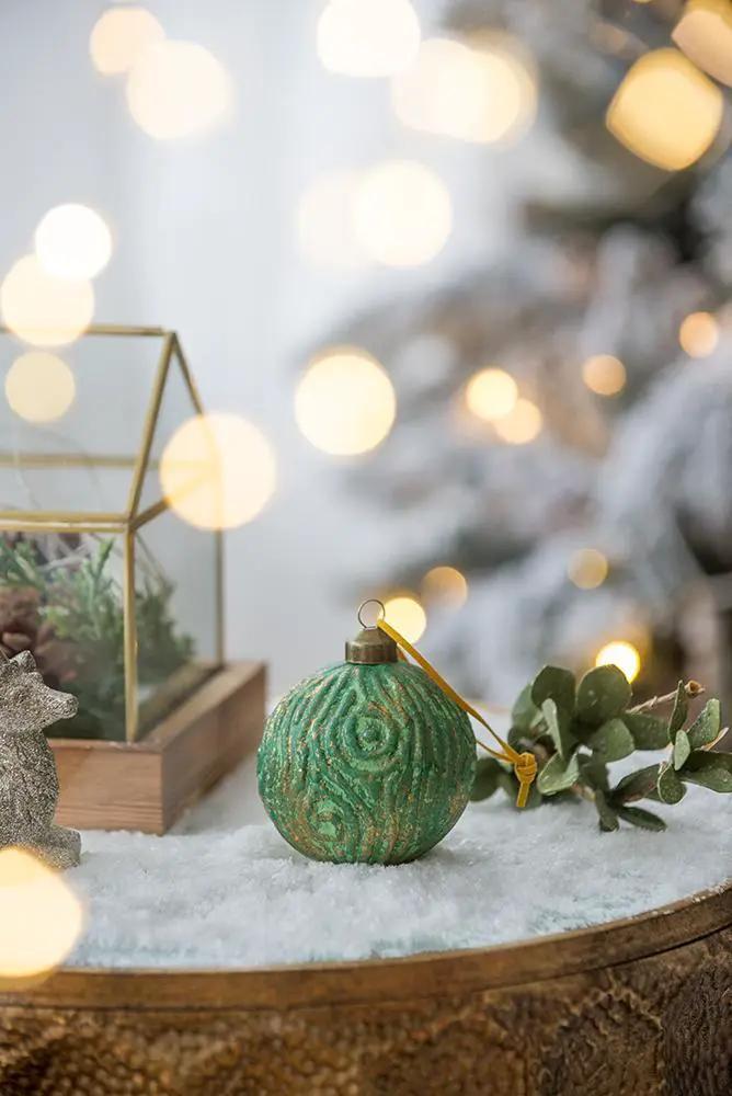 Christmas Ball Glass Decorative Hanging Ball Christmas Tree Ornaments For Holiday Party Decorations by Unique Piece Furniture