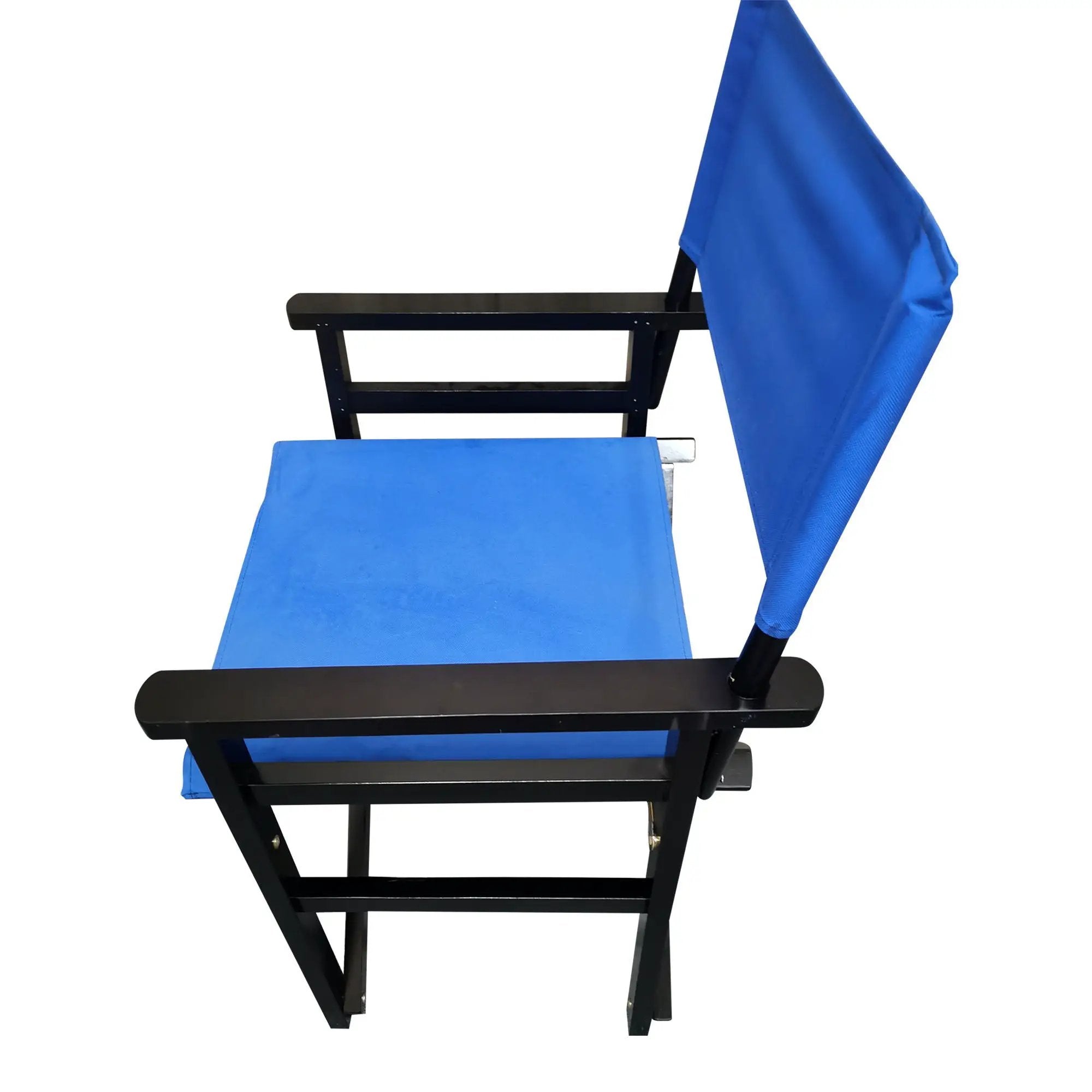 Folding Chair Wooden Director Chair Canvas Folding Chair Folding Chair (Set of 2) - Blue by HouseOfZazla