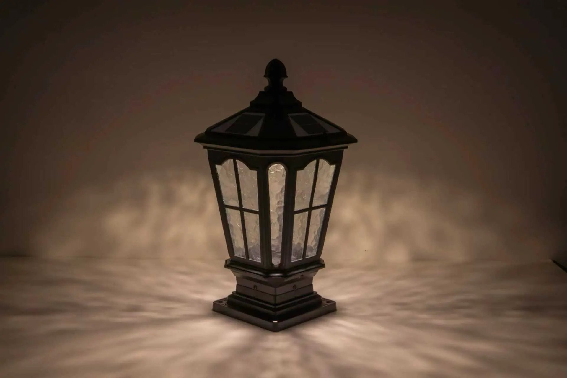 Garden Post Light Black Aluminum Outdoor Column Light by HouseOfZazla