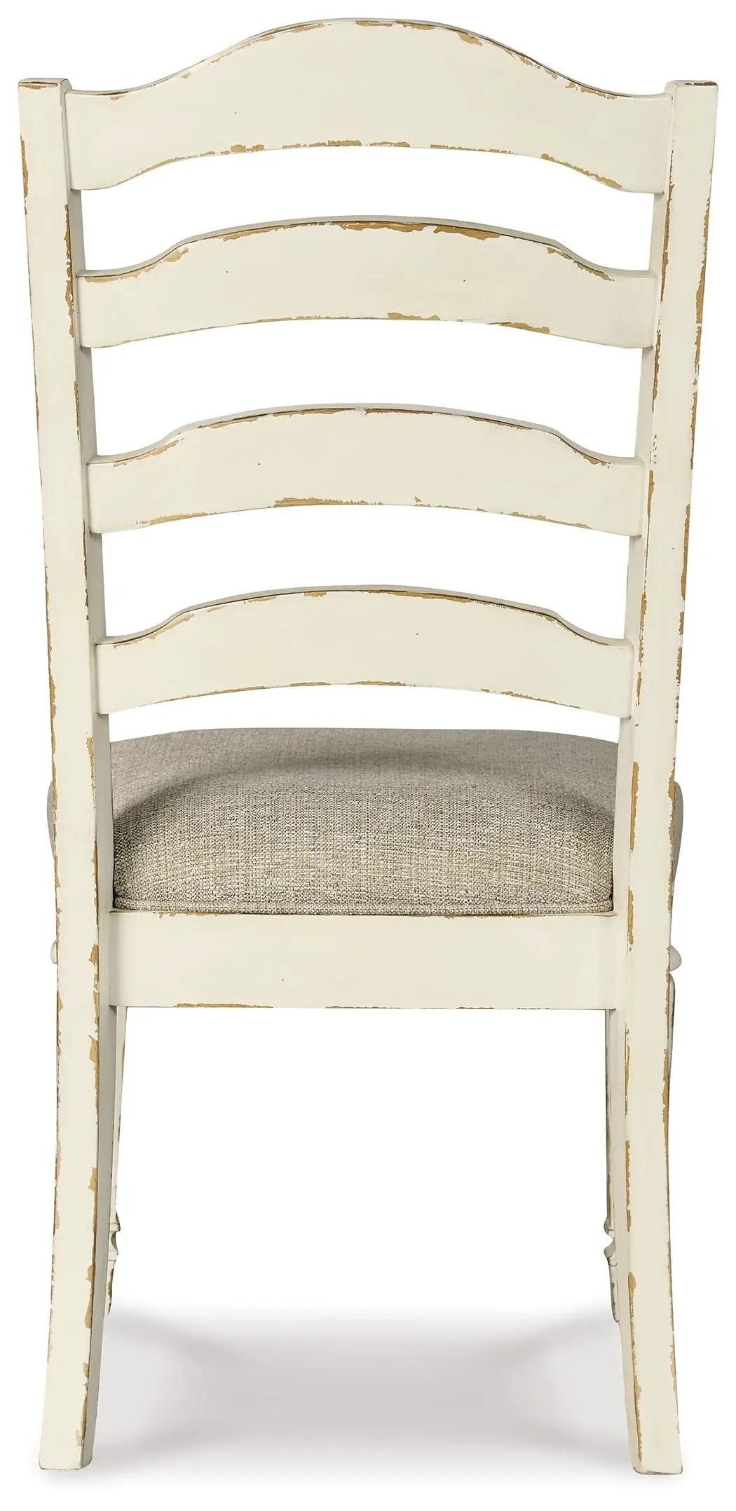 Realyn - Dining UPH Side Chair (Set of 2) - Ladderback - Chipped White by Unique Piece Furniture