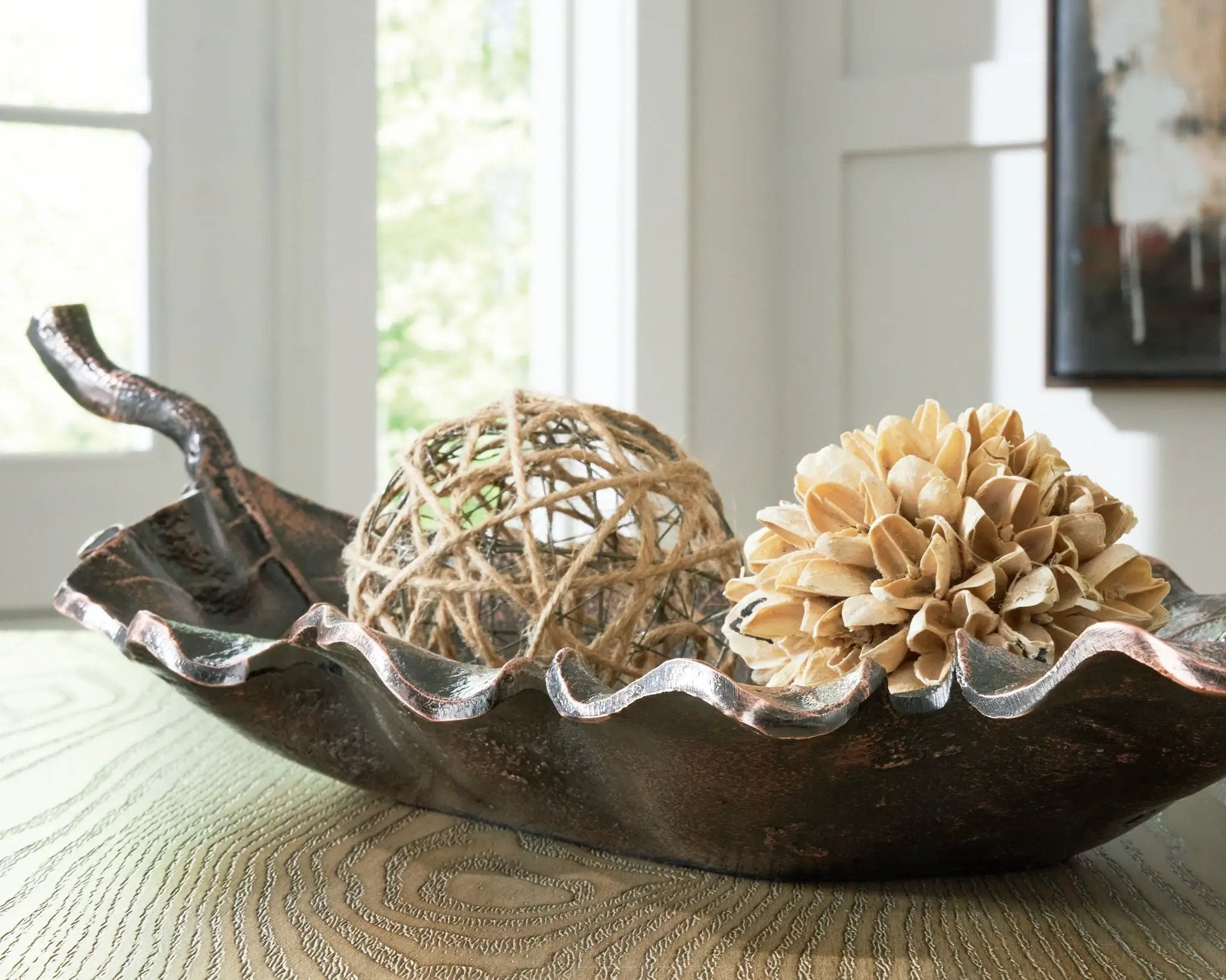 Avermund - Sculpture - Antique Copper Finish by Unique Piece Furniture