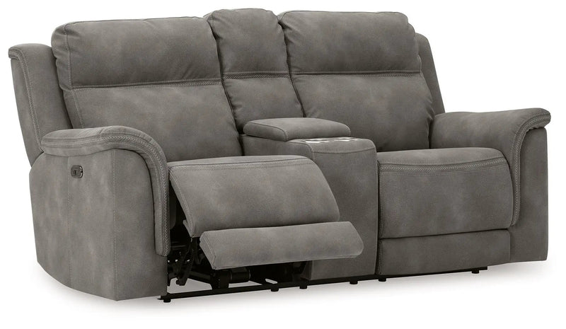 Next-Gen Durapella - Reclining Power Loveseat With Console by Unique Piece Furniture