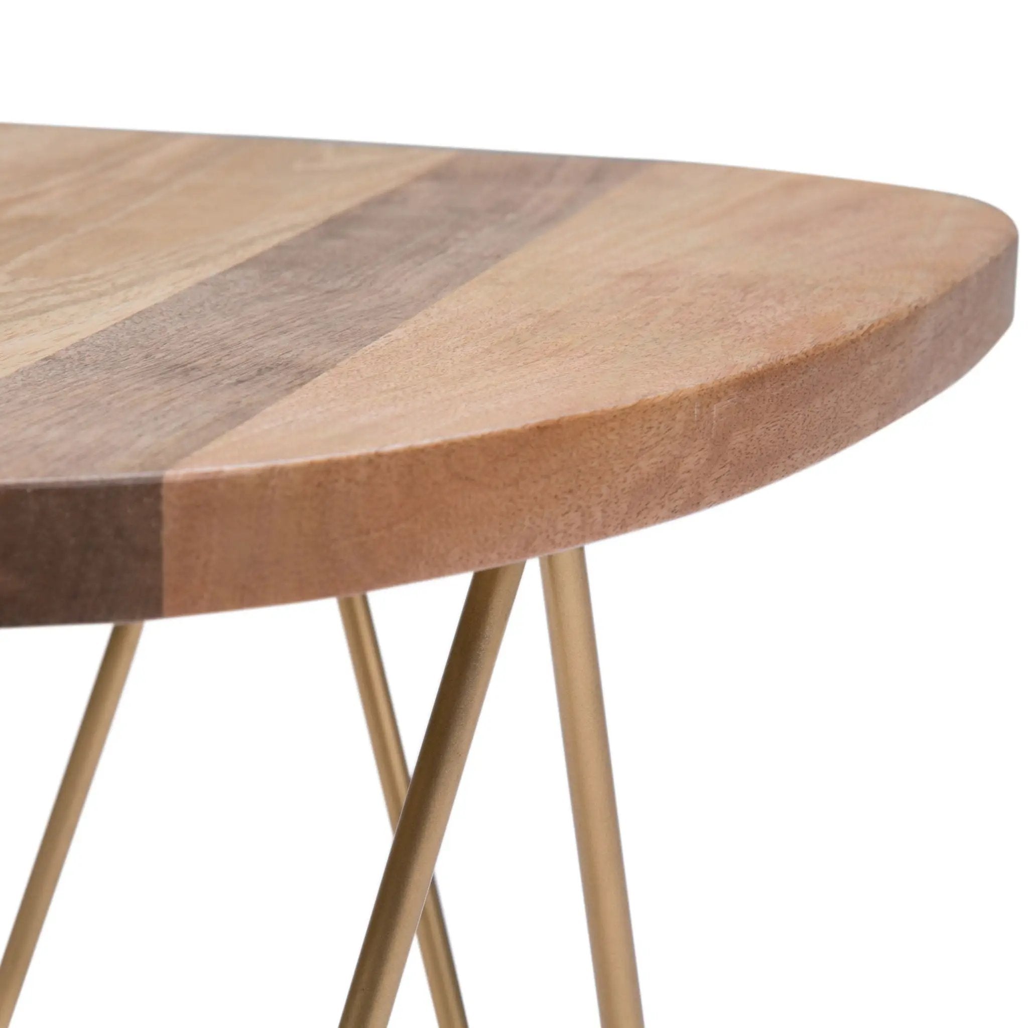 Patrice - Handcrafted Metal And Wood Accent Table by Unique Piece Furniture