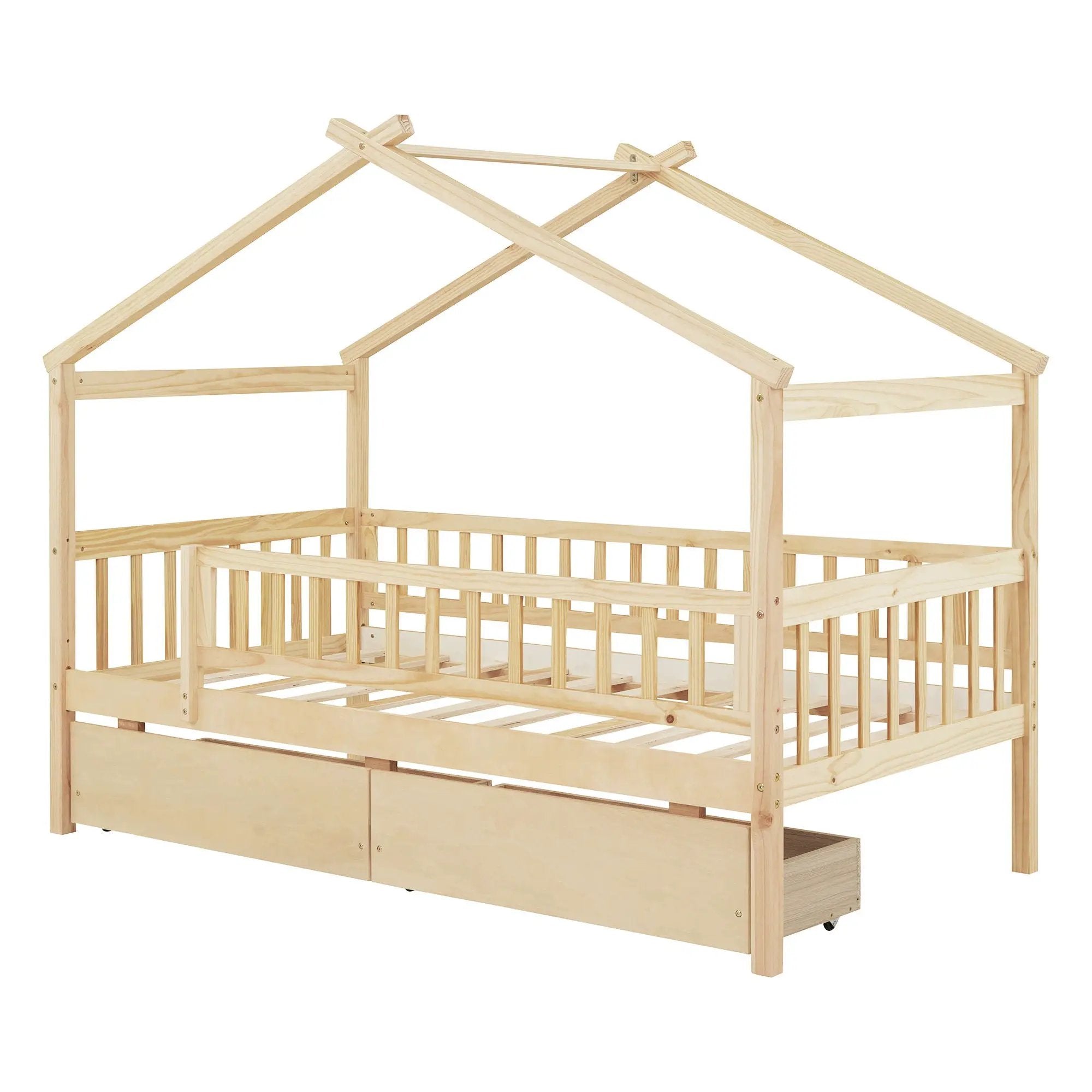 House Bed With 2 Drawers by HouseOfZazla