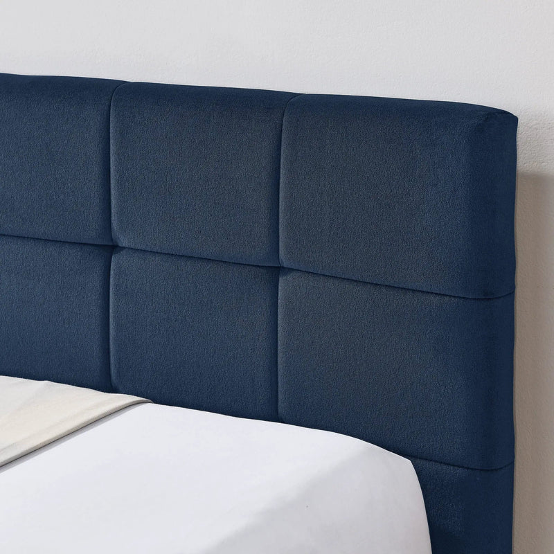 Mid-Century Storage Upholstered Tufted Bed Frame With Backrest And Armrests by Unique Piece Furniture