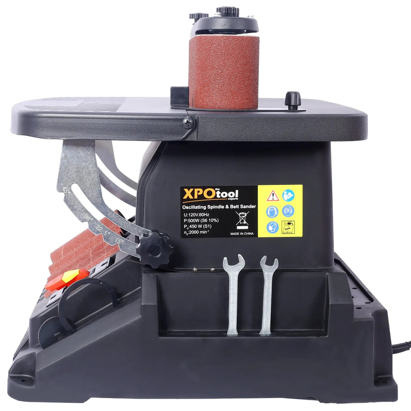 Vertical Oscillating Spindle Sander & Belt Sander, 2 IN 1 Combination Woodworking Machine by HouseOfZazla