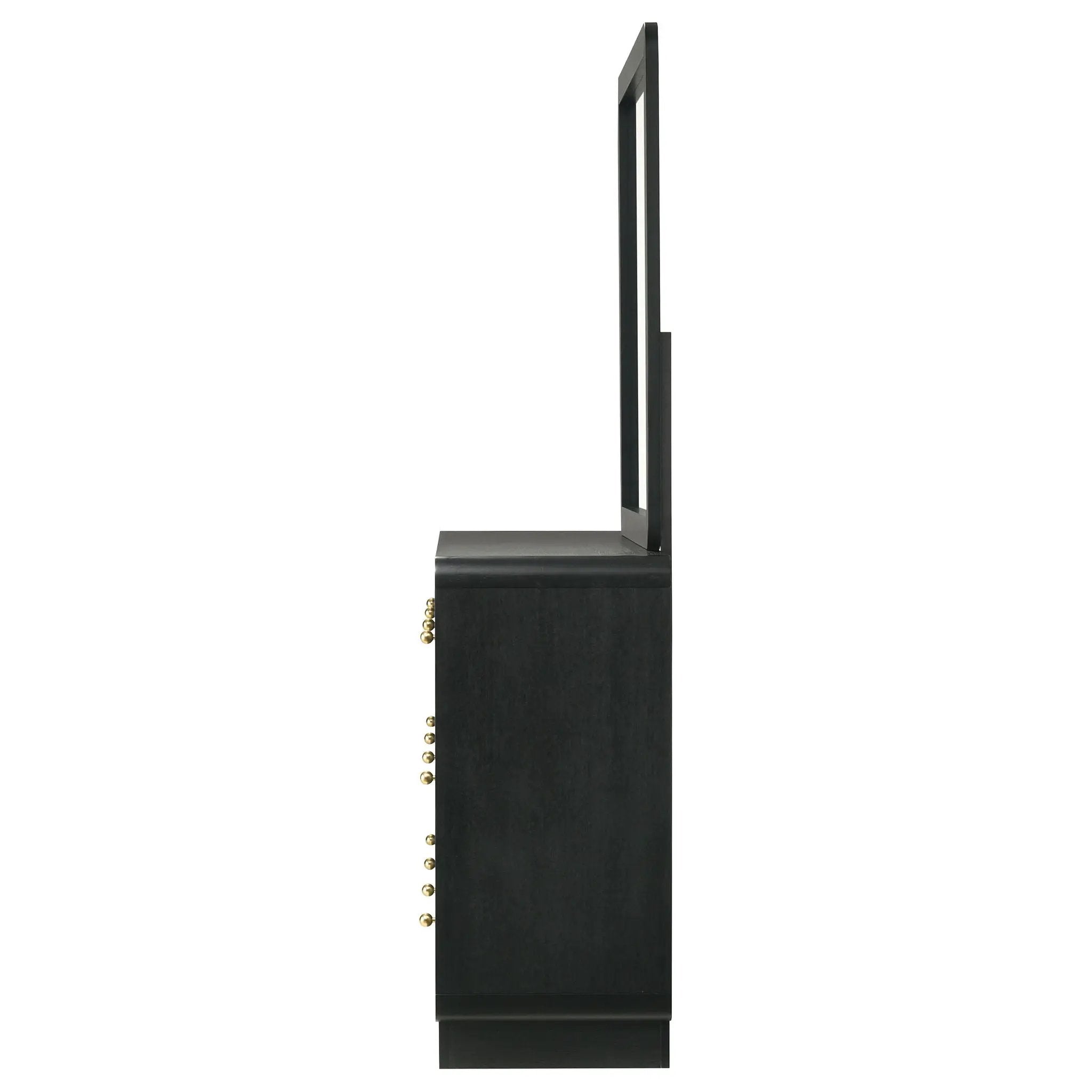 Cavelle 6-drawer Dresser and Mirror Black by Unique Piece Furniture