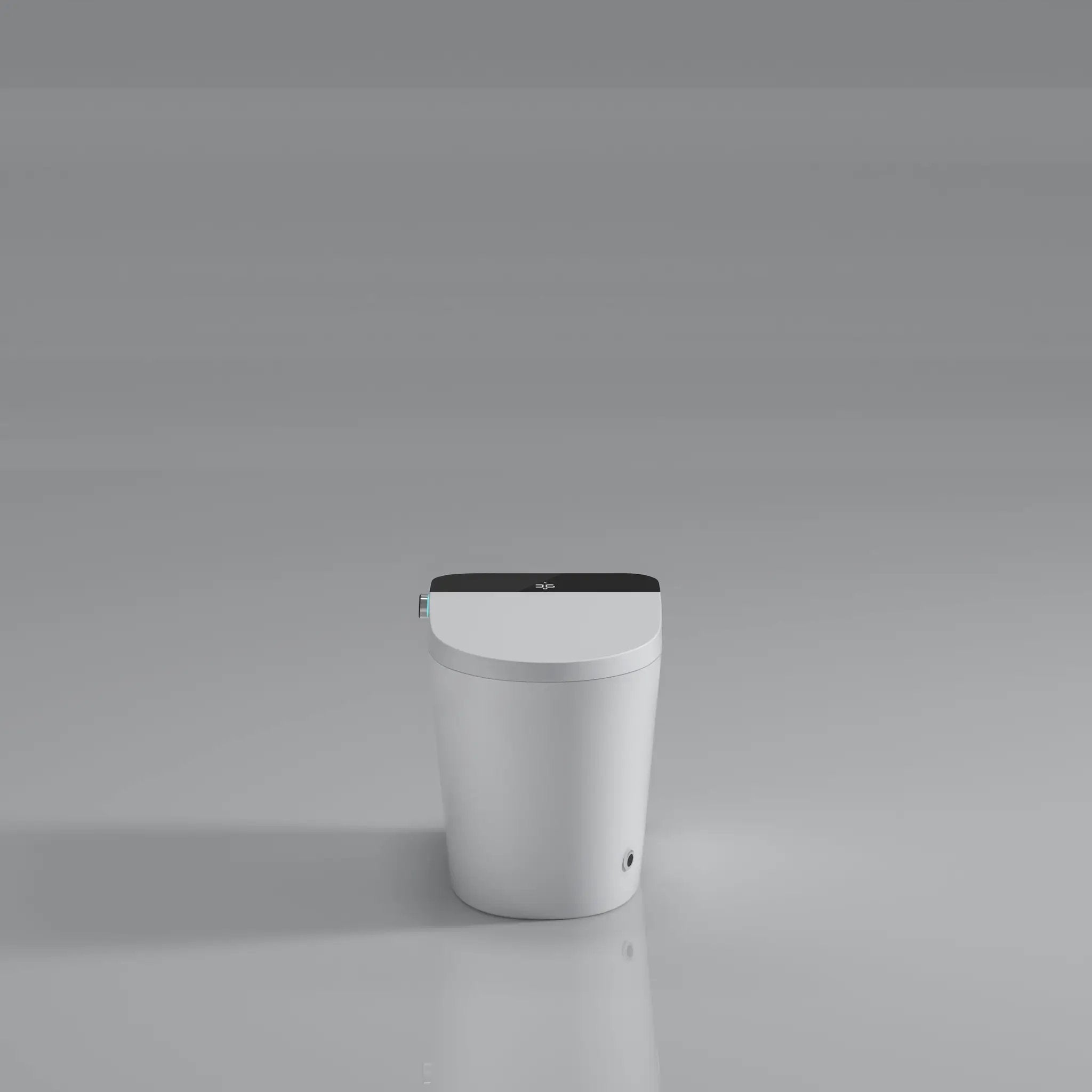 Modern Smart Toilet with Bidet Seat Built-In by HouseOfZazla