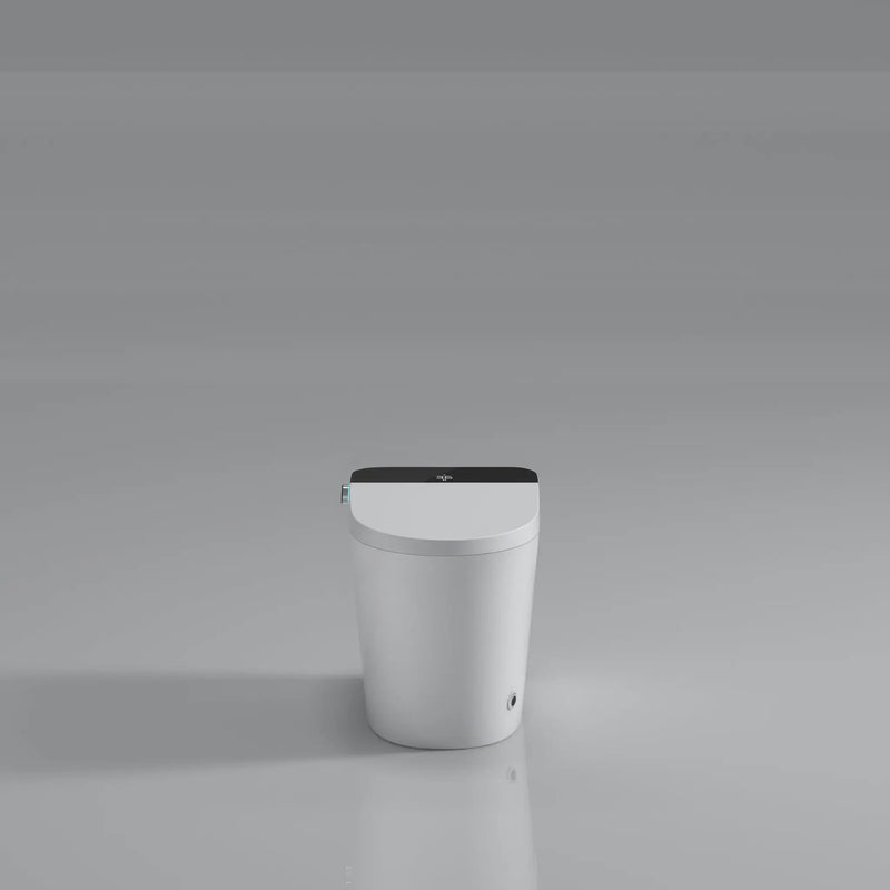 Modern Smart Toilet with Bidet Seat Built-in by HouseOfZazla